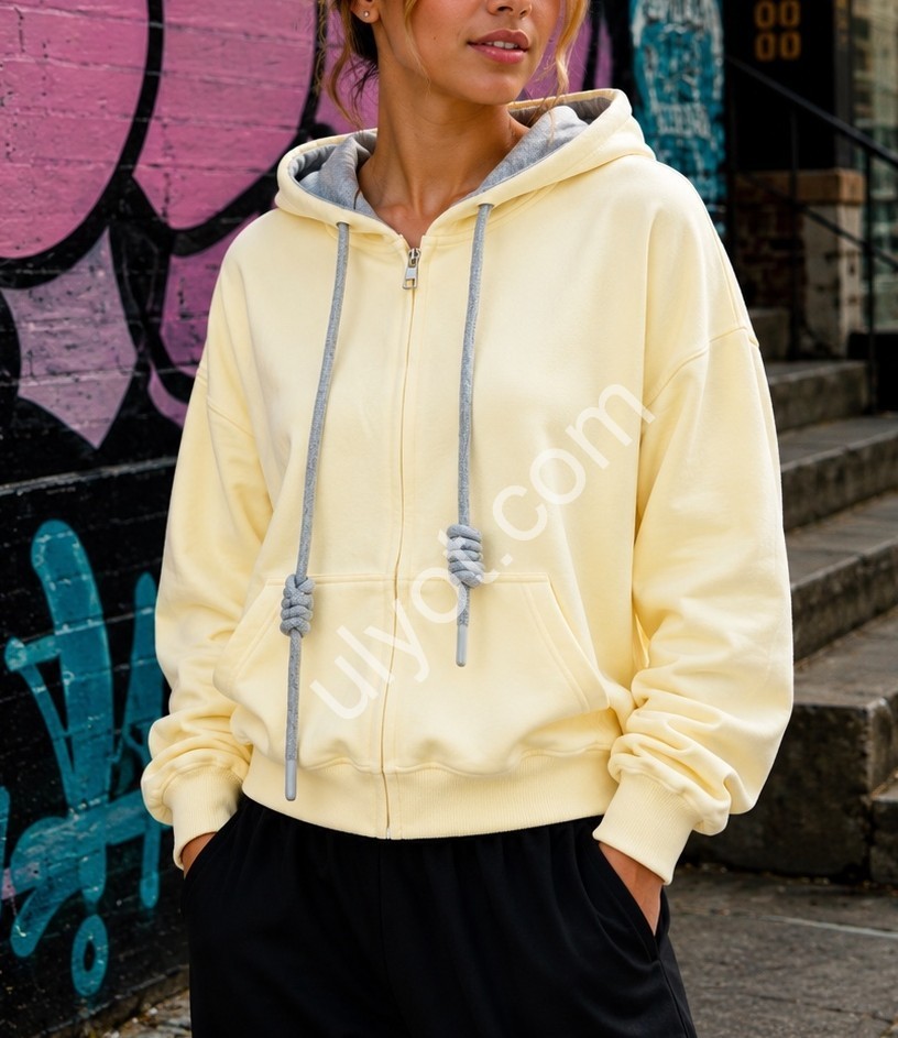 Фото 2 ЗИПХУДИ (ONE SIZE 44-48) МЕХ МИКС ZP1714