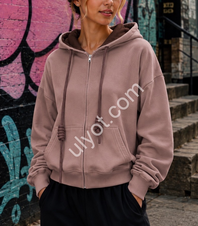 Фото 3 ЗИПХУДИ (ONE SIZE 44-48) МЕХ МИКС ZP1714